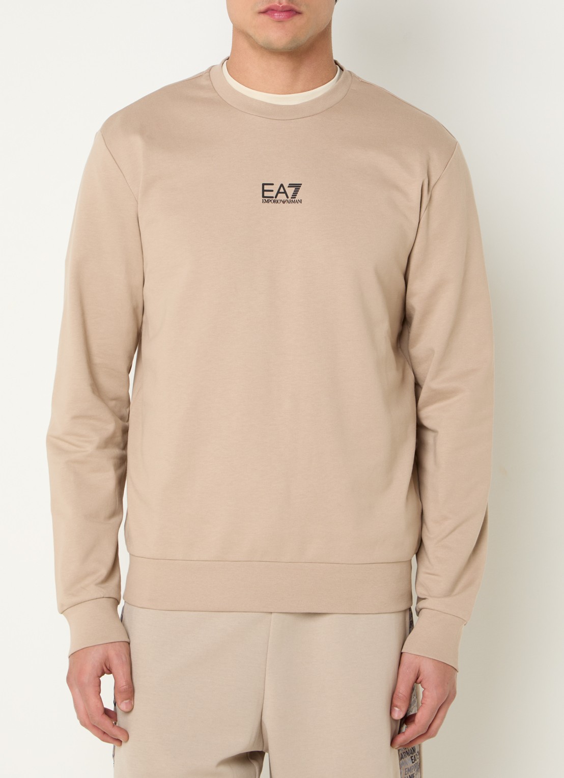 Armani Sweater met logo - detail 3 beige