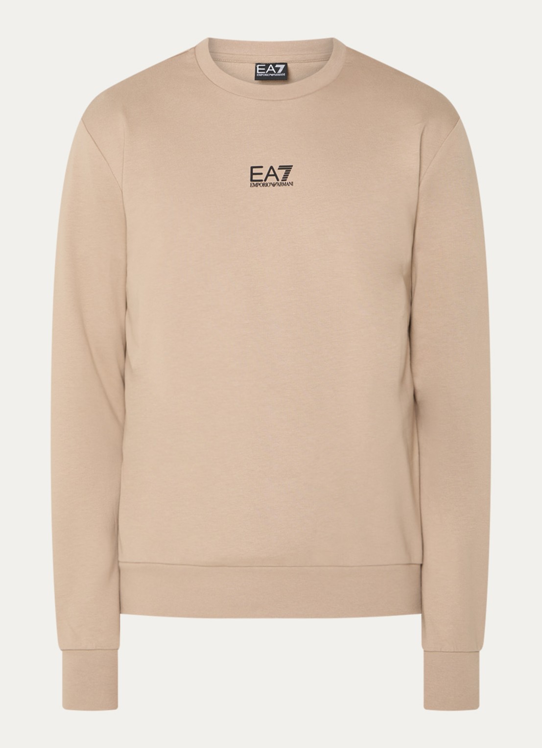 Armani Sweater met logo - voorkant beige