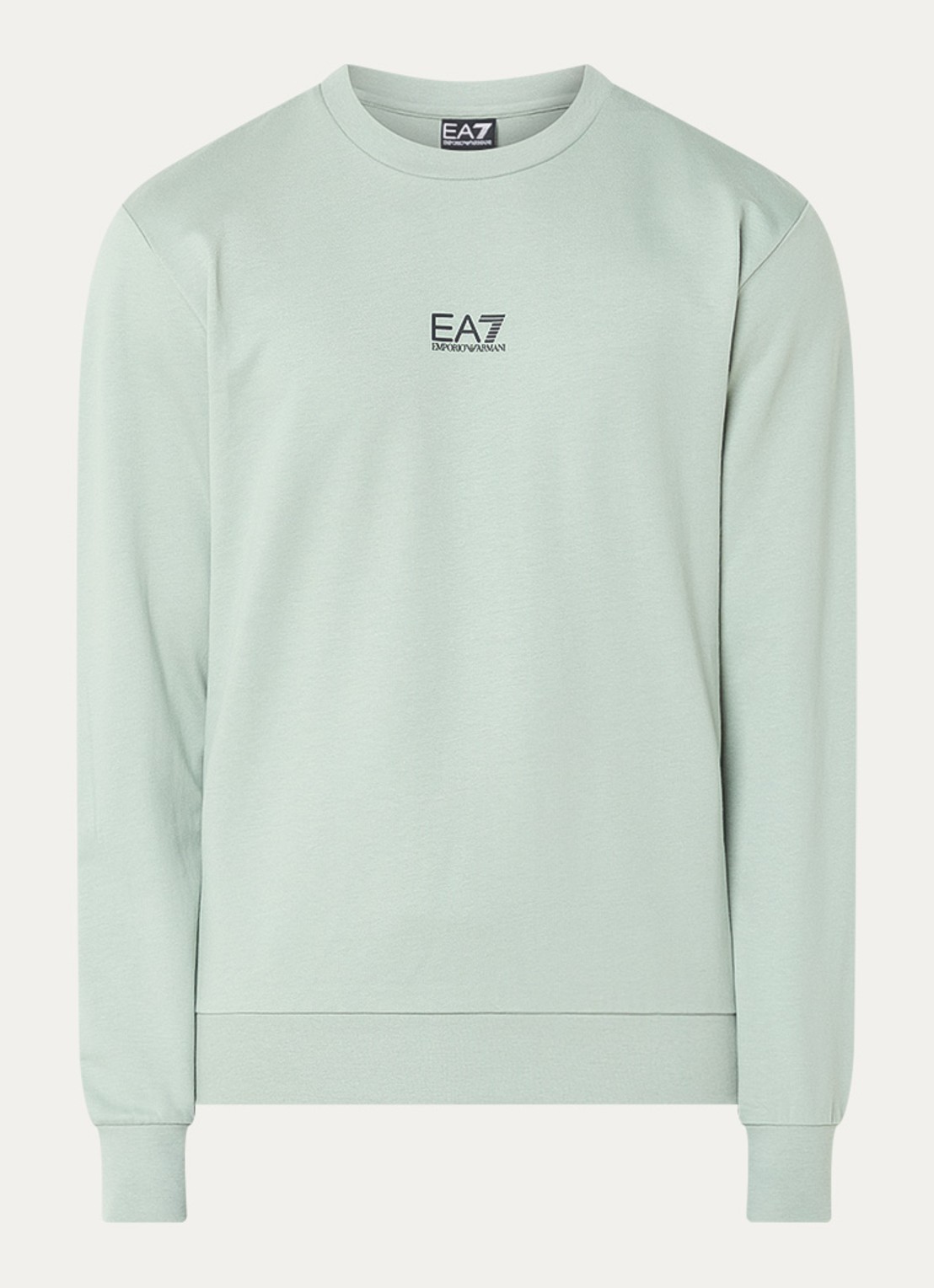 Armani Sweater met logo - voorkant zeegroen