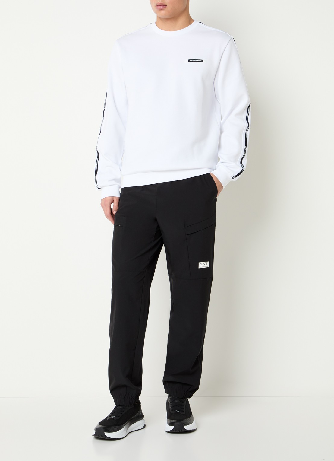 Armani Sweater met logo - voorkant 3 wit
