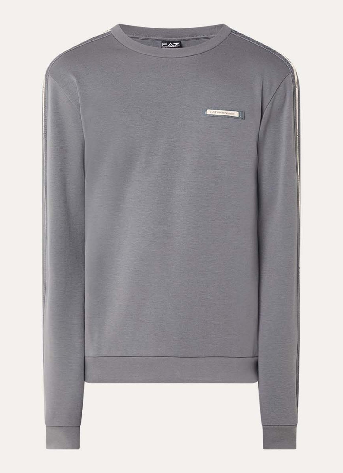 Armani Sweater met logo - voorkant 2 antraciet