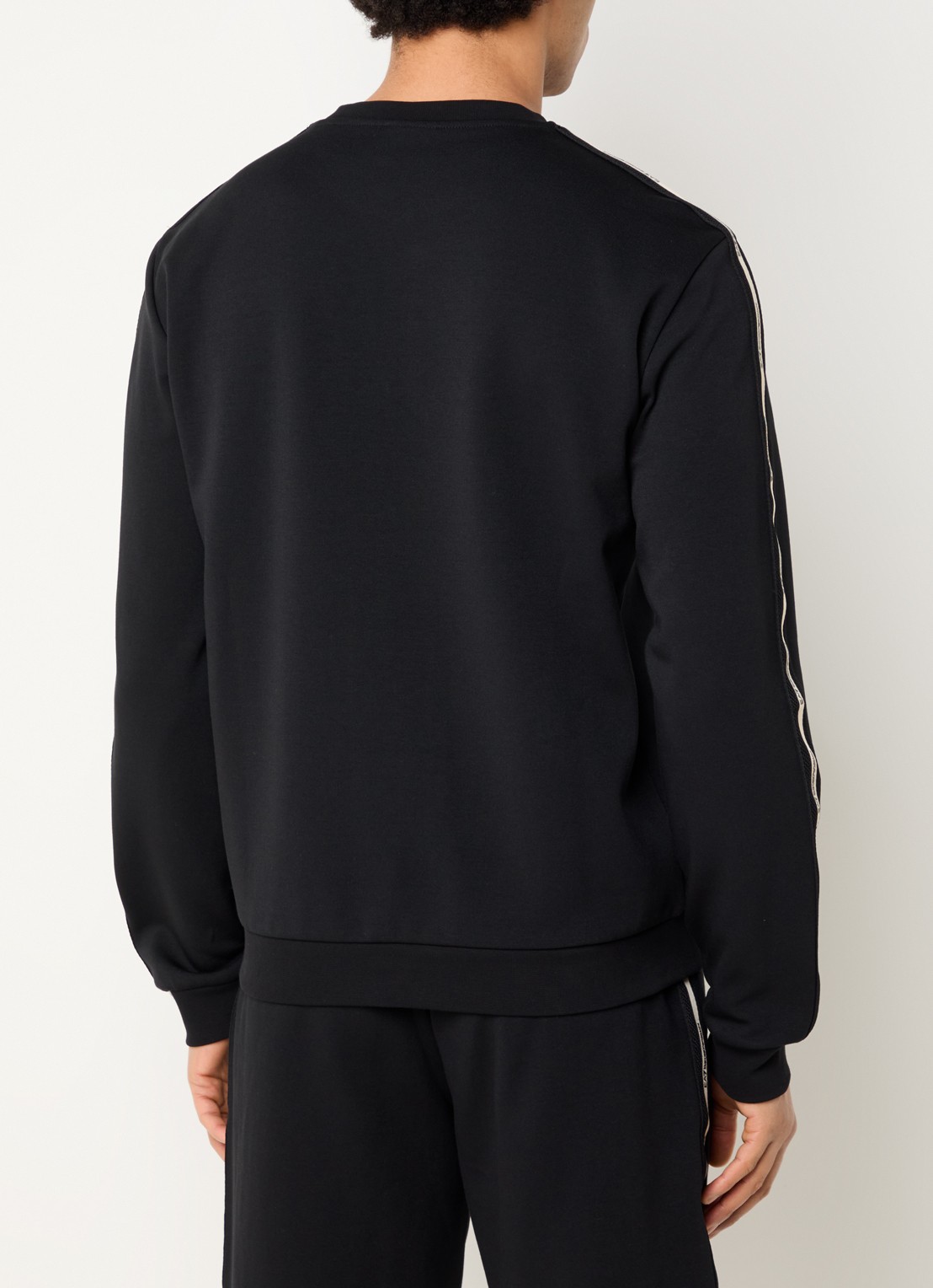 Armani Sweater met logo - achterkant 4 zwart