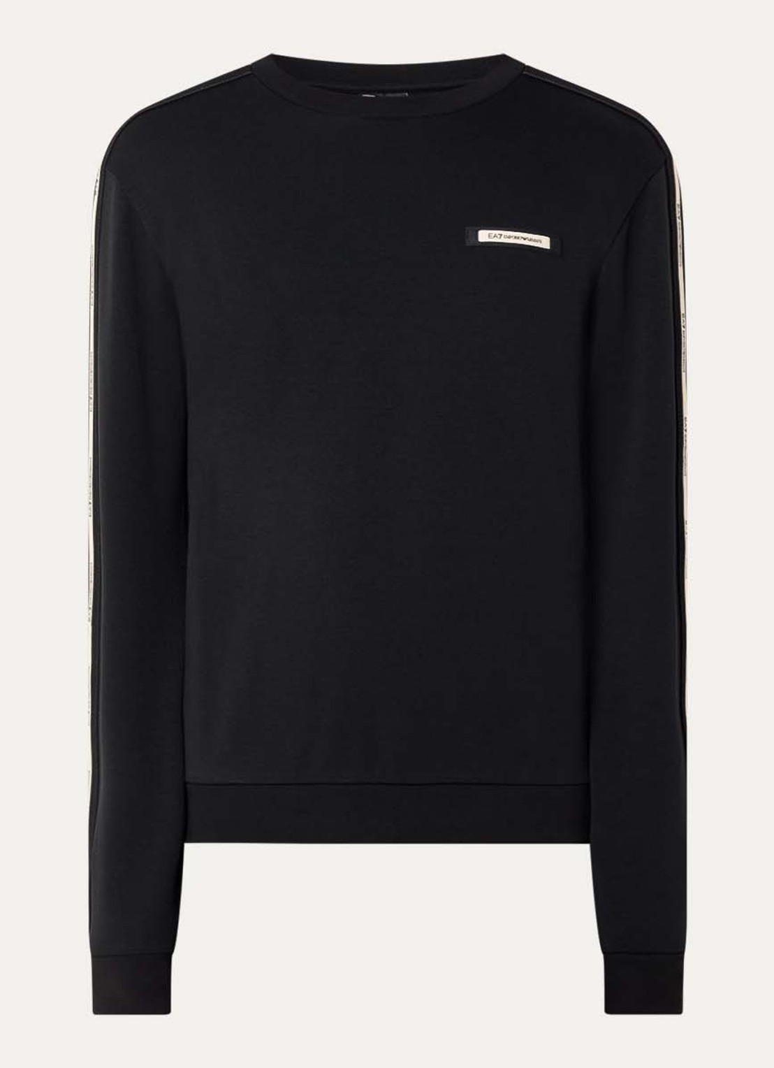 Armani Sweater met logo - voorkant zwart