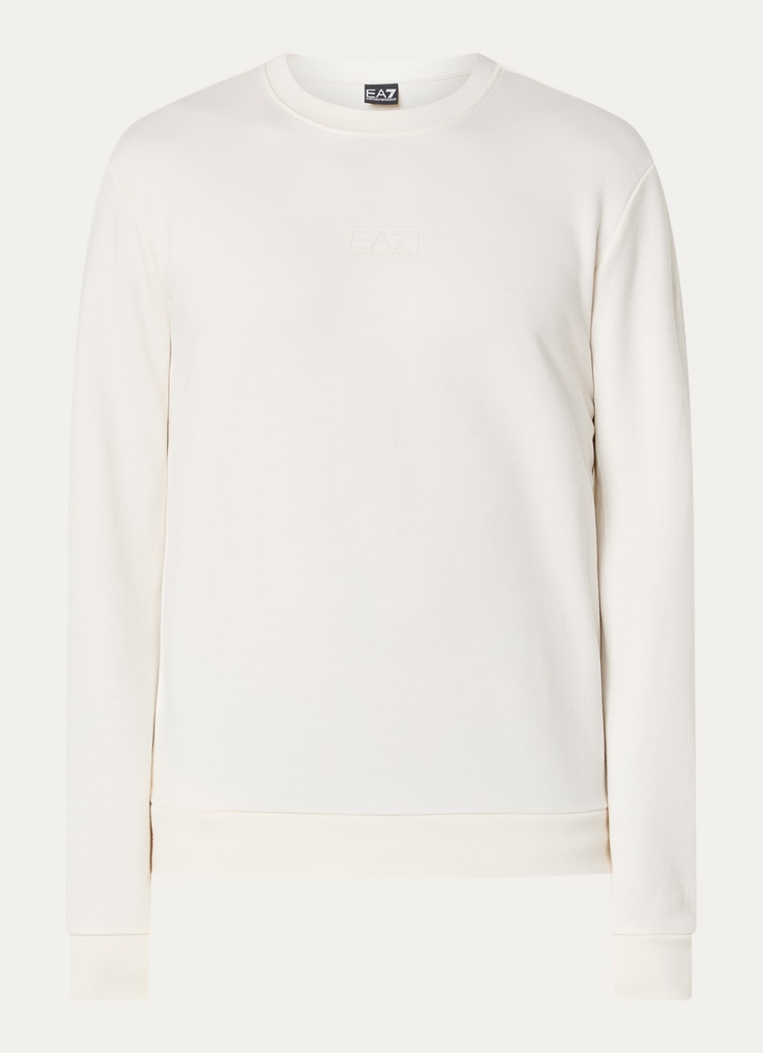 Armani Sweater met logo - voorkant 3 gebroken wit