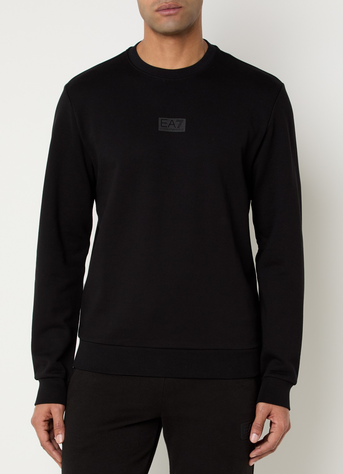 Armani Sweater met logo - achterkant 4 zwart