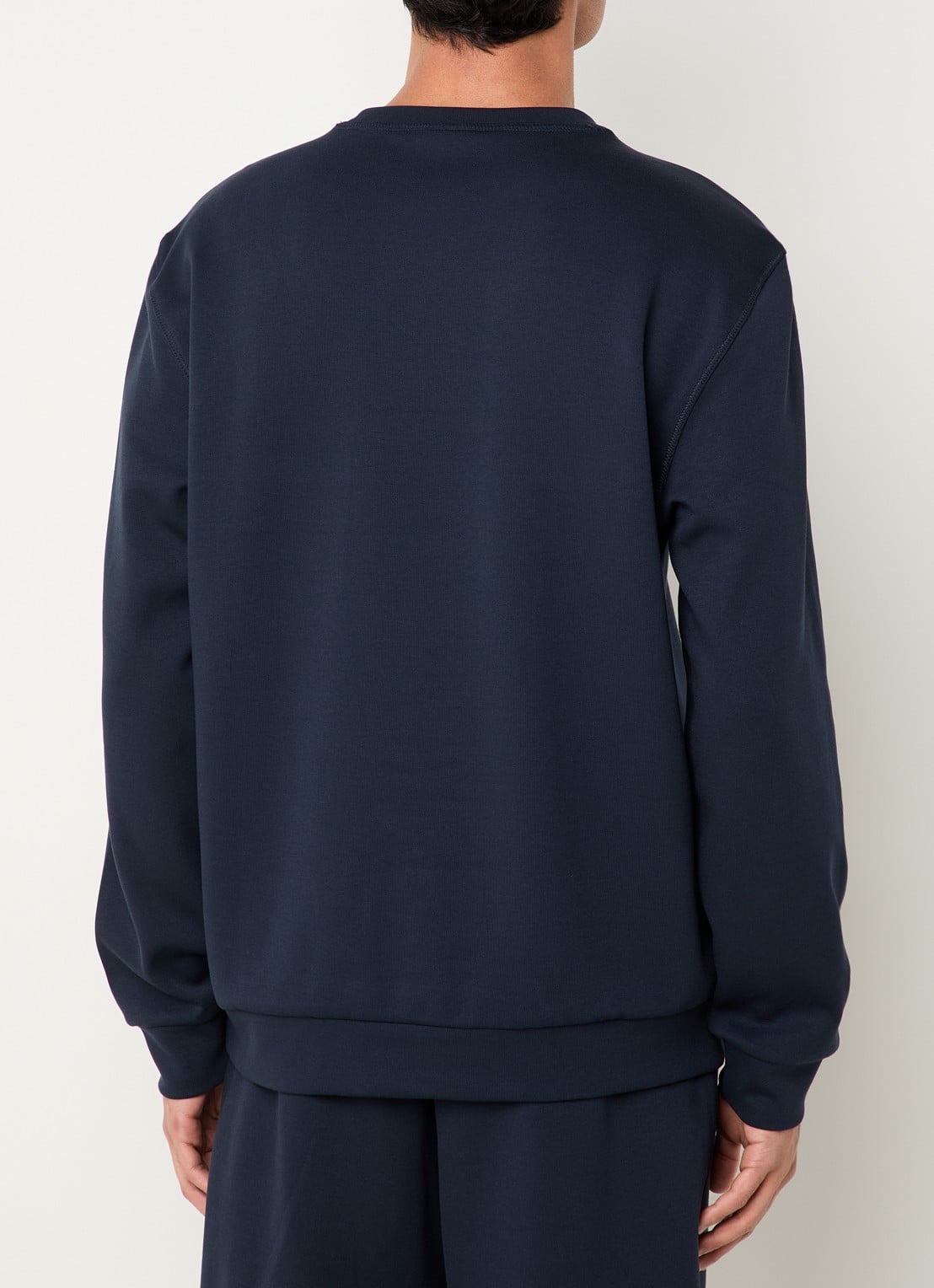 Armani Sweater met logo - achterkant donkerblauw