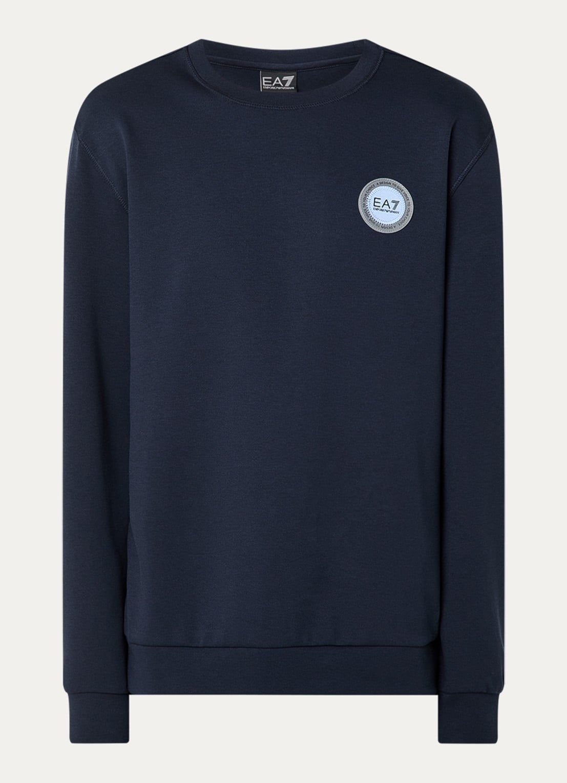 Armani Sweater met logo - voorkant 3 donkerblauw