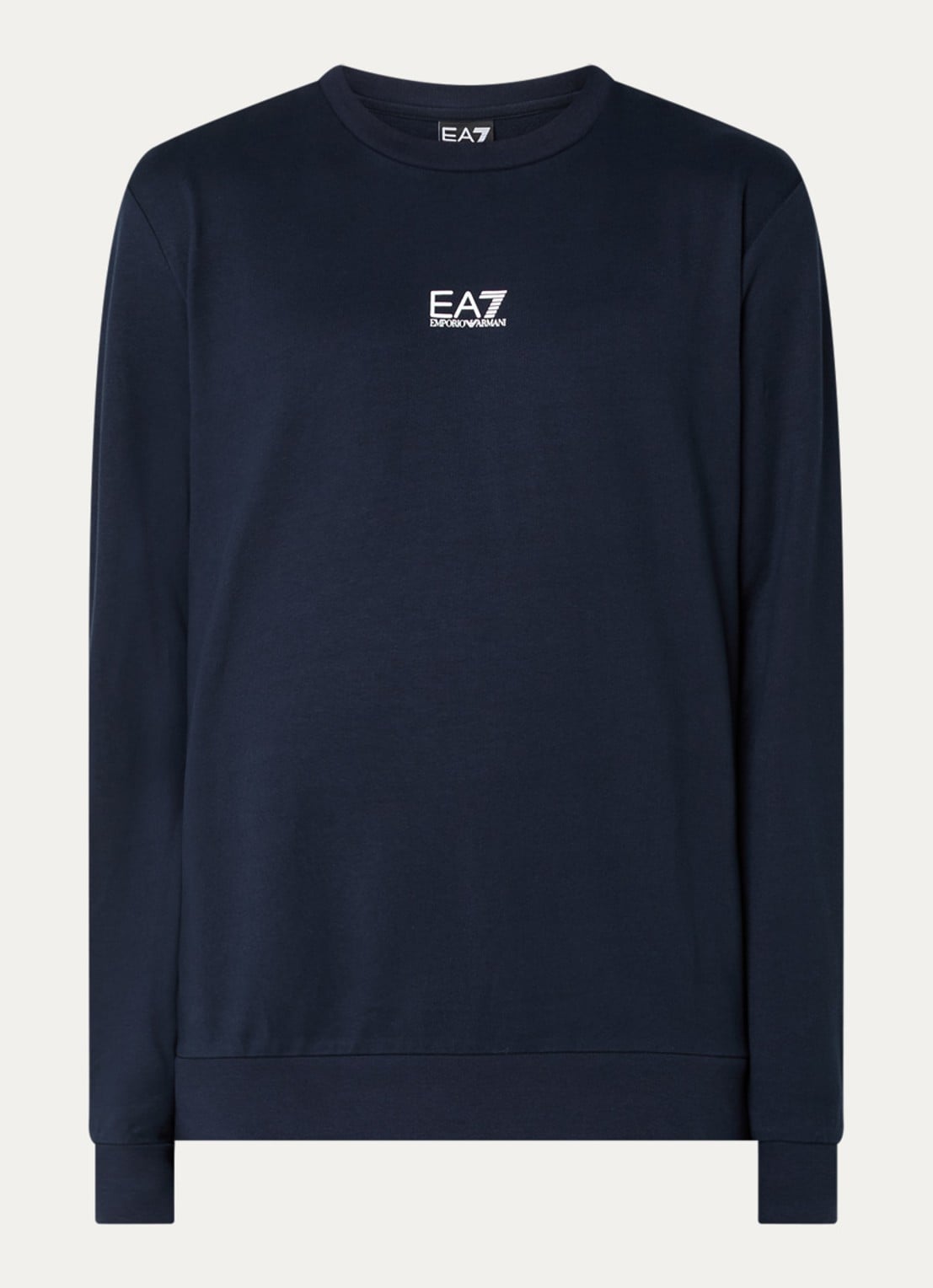 Armani Sweater met logo - voorkant donkerblauw