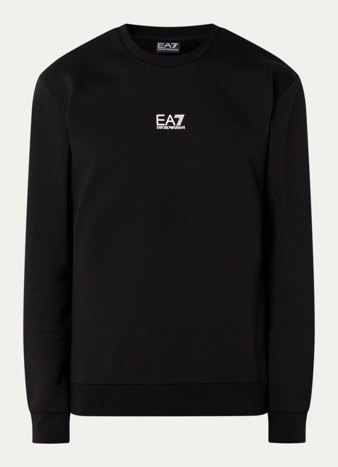 Armani Sweater met logo - voorkant zwart