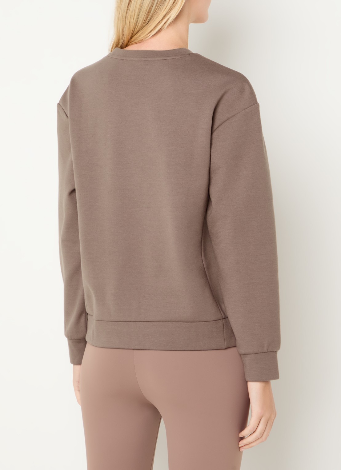 Armani Sweater met logo - achterkant 2 lichtbruin