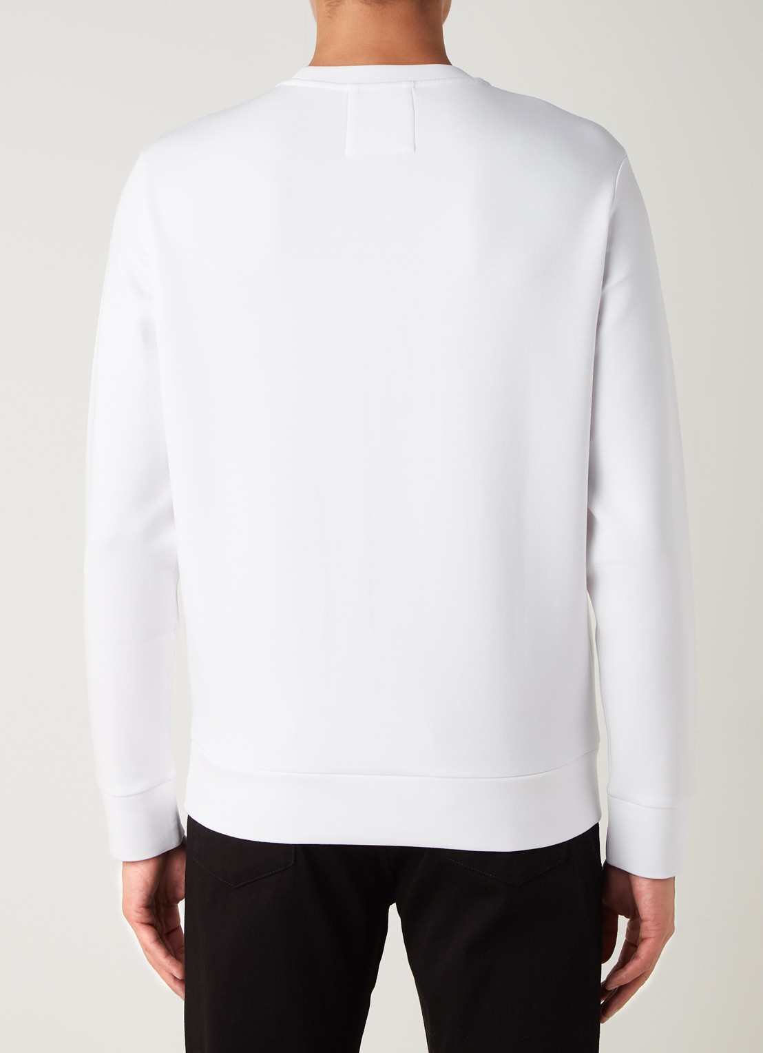Armani Sweater met logo - achterkant wit