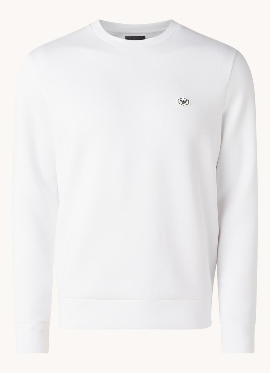 Armani Sweater met logo - voorkant 3 wit