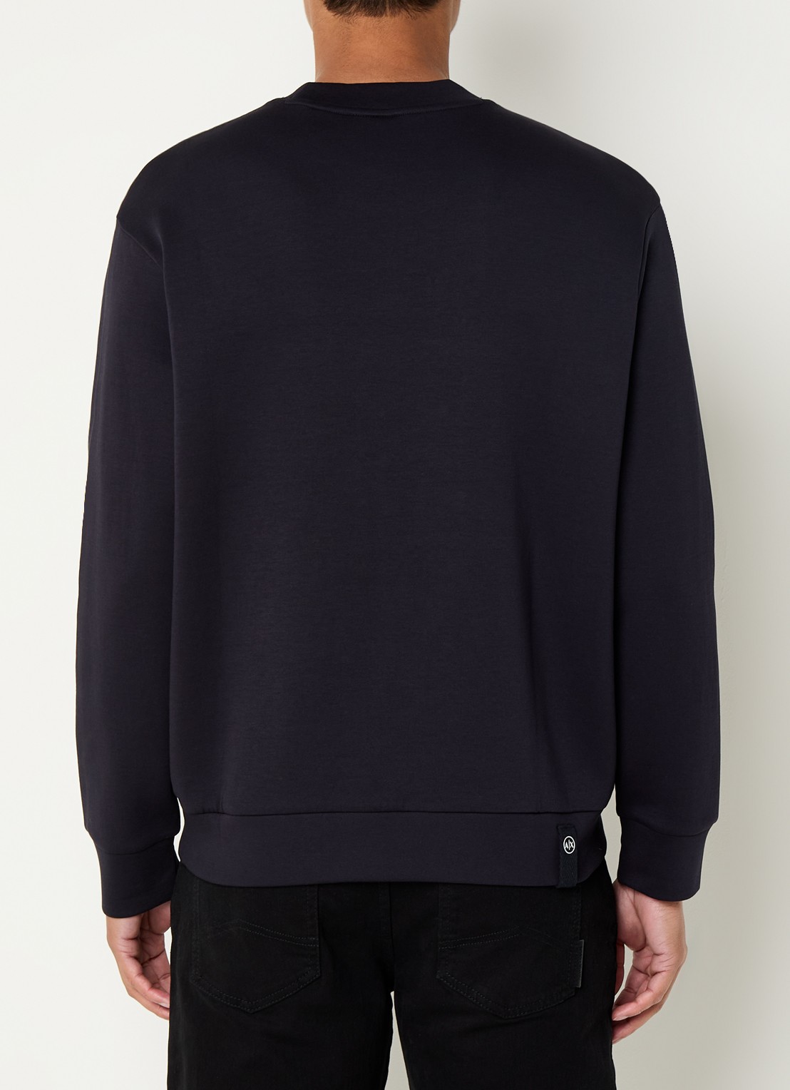 Armani Sweater met logoprint - achterkant 4 donkerblauw