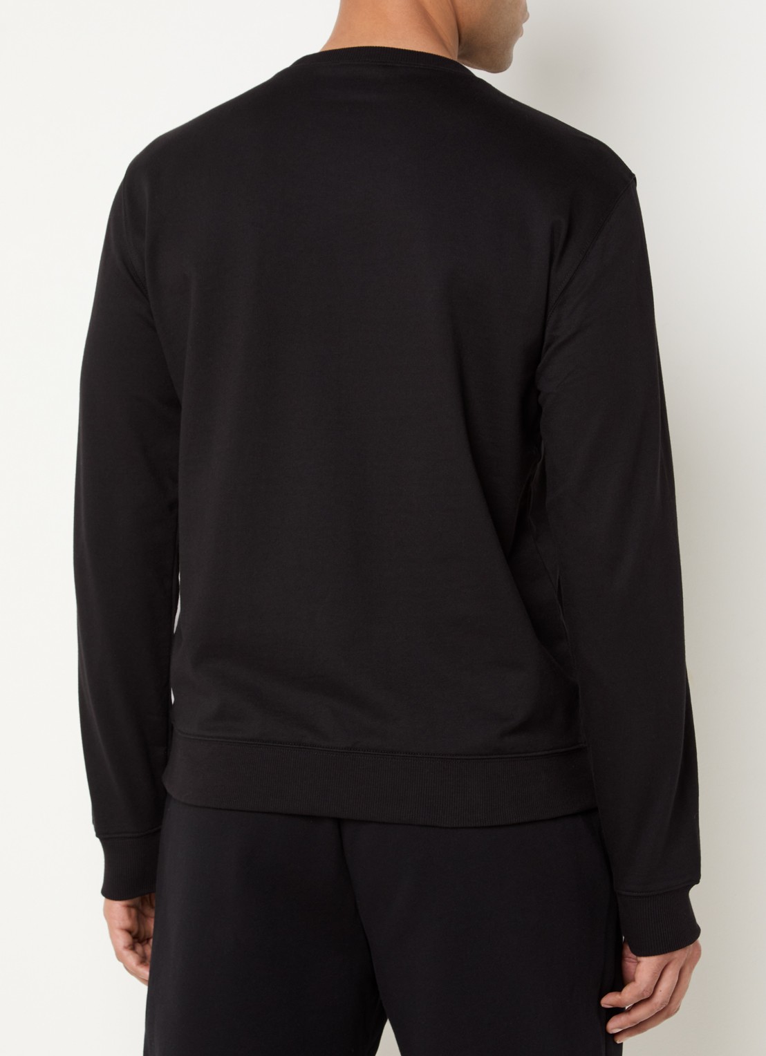 Armani Sweater met logoprint - achterkant zwart