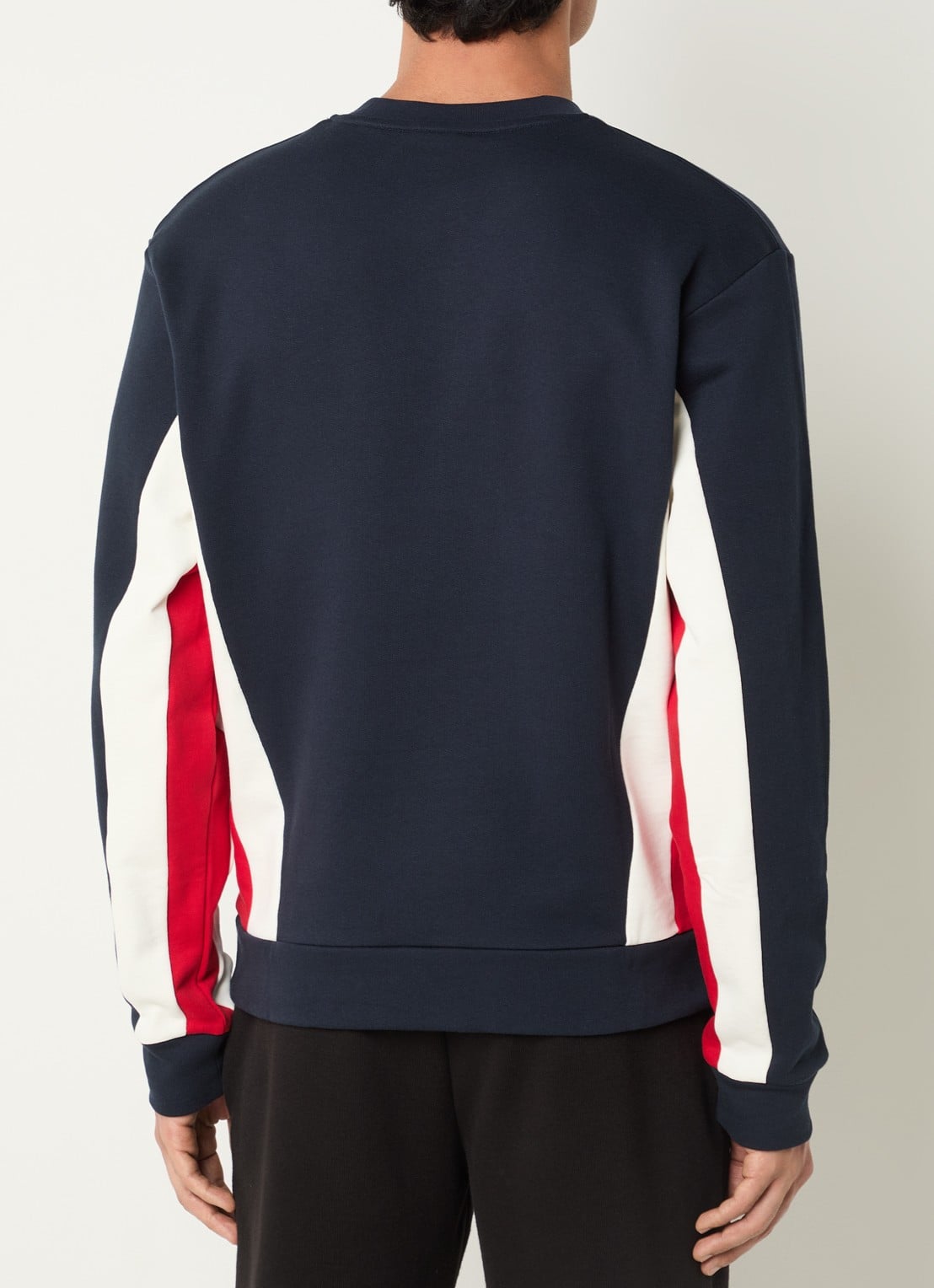 Armani Sweater met logoprint - achterkant 2 donkerblauw