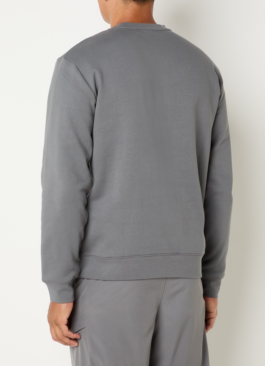 Armani Sweater met logoprint - achterkant grijs