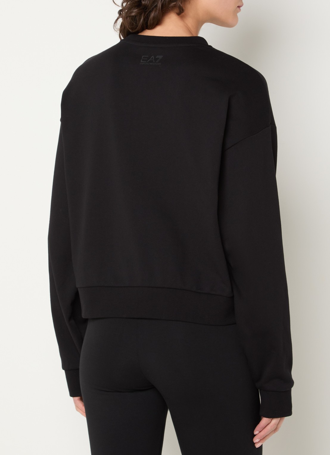 Armani Sweater met logoprint - achterkant 3 zwart