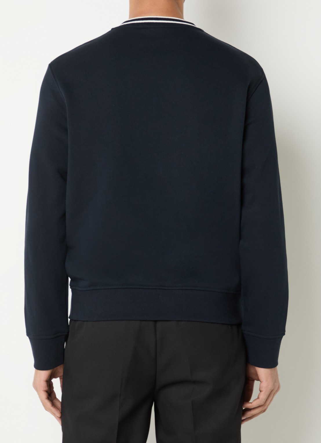 Armani Sweater met logoprint - achterkant donkerblauw