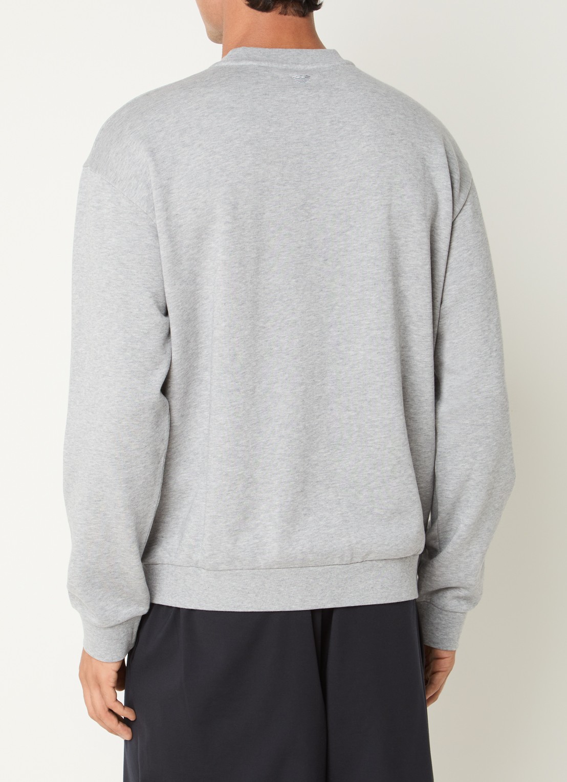 Armani Sweater met print - achterkant 2 lichtgrijs