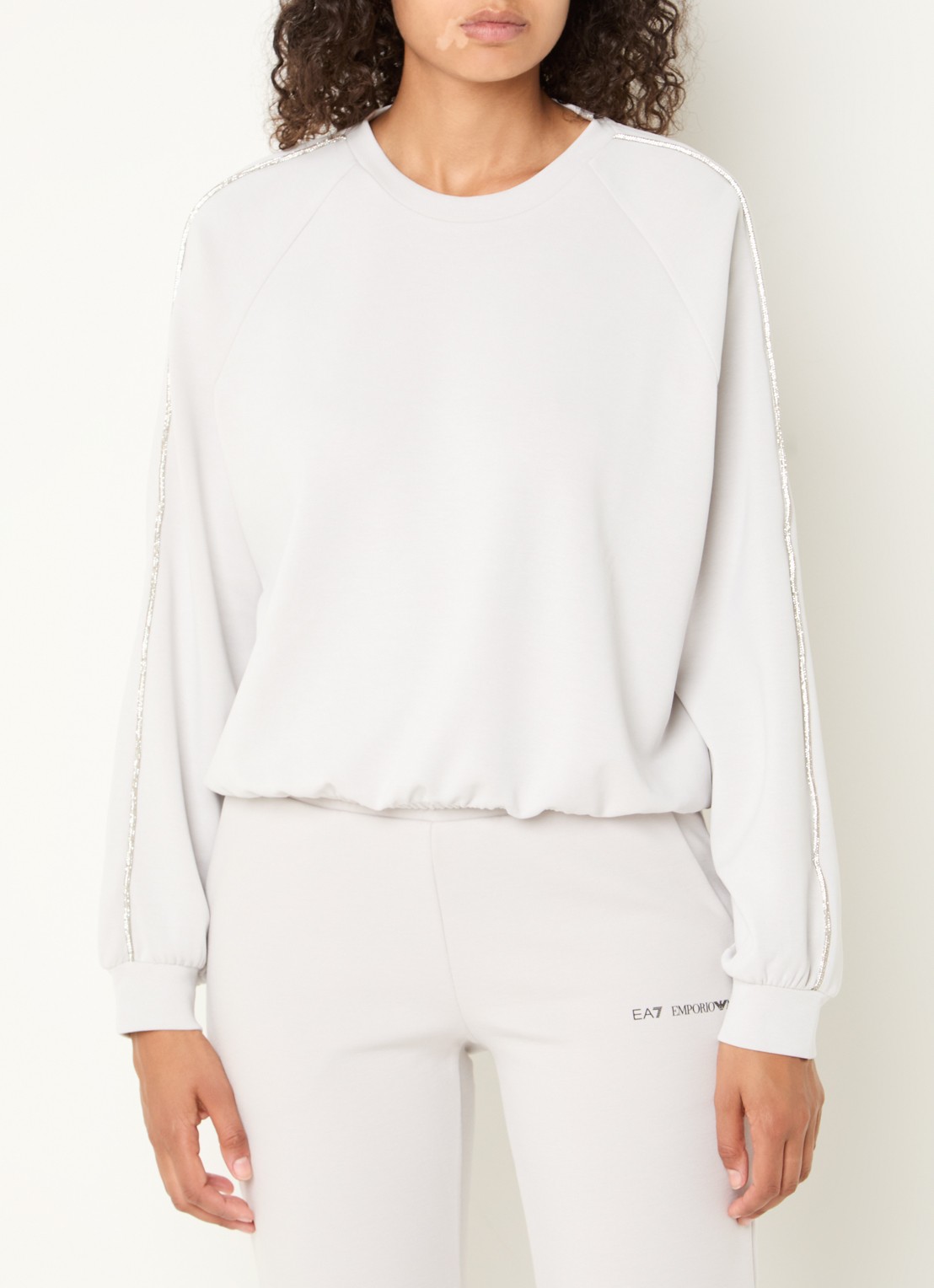 Armani Sweater met strass - detail 2 creme