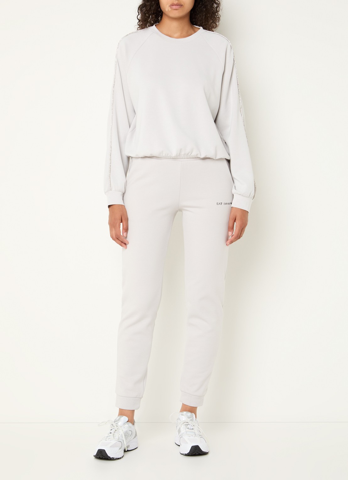 Armani Sweater met strass - voorkant 4 creme