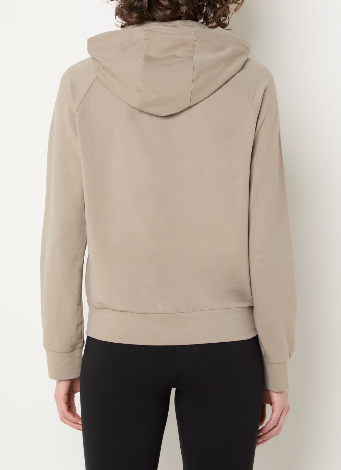 Armani Sweatvest met logo en steekzakken - achterkant 5 camel