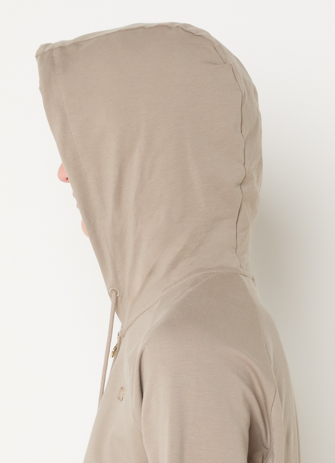 Armani Sweatvest met logo en steekzakken - detail 2 camel