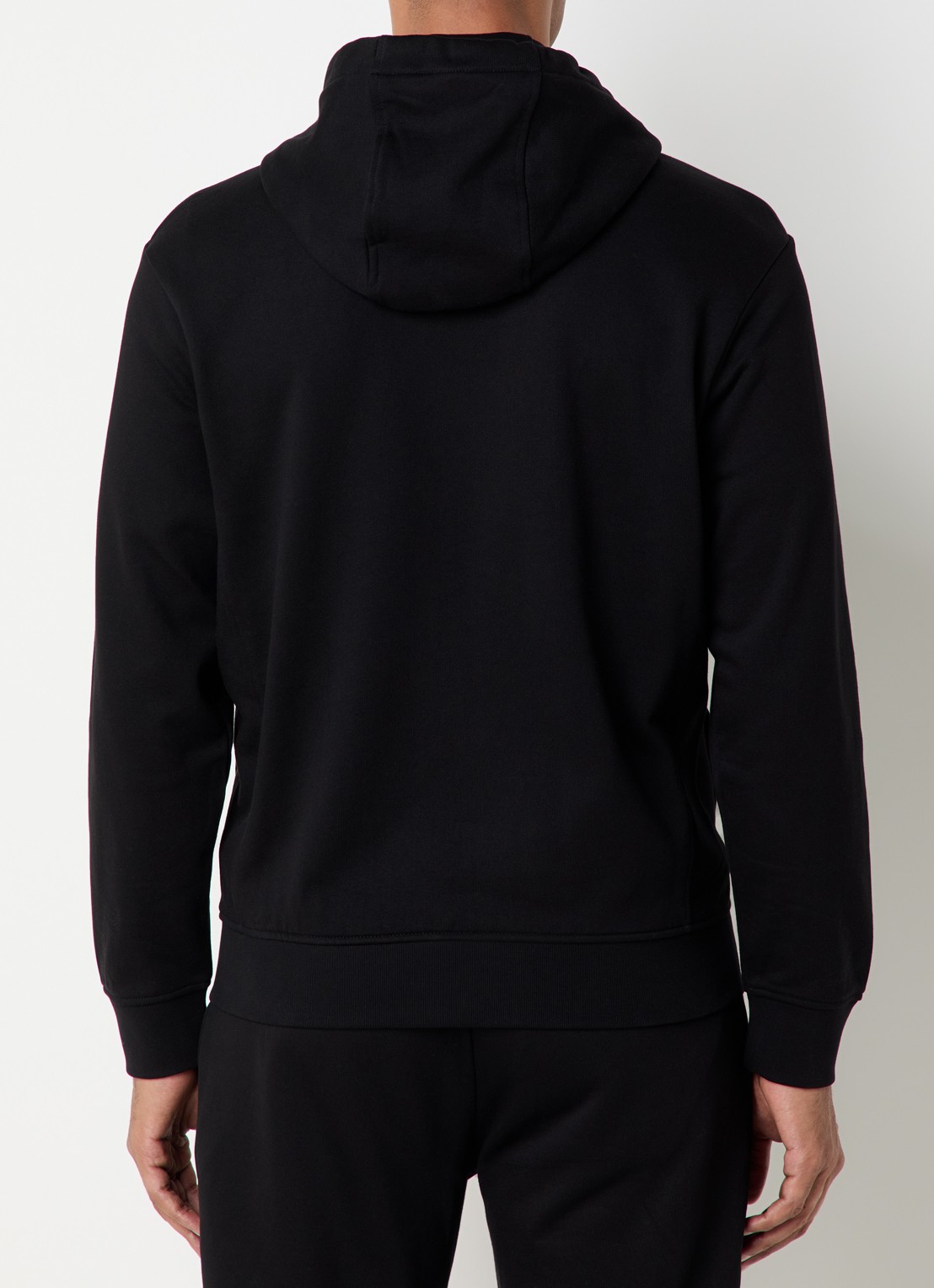 Armani Sweatvest met logo - achterkant zwart