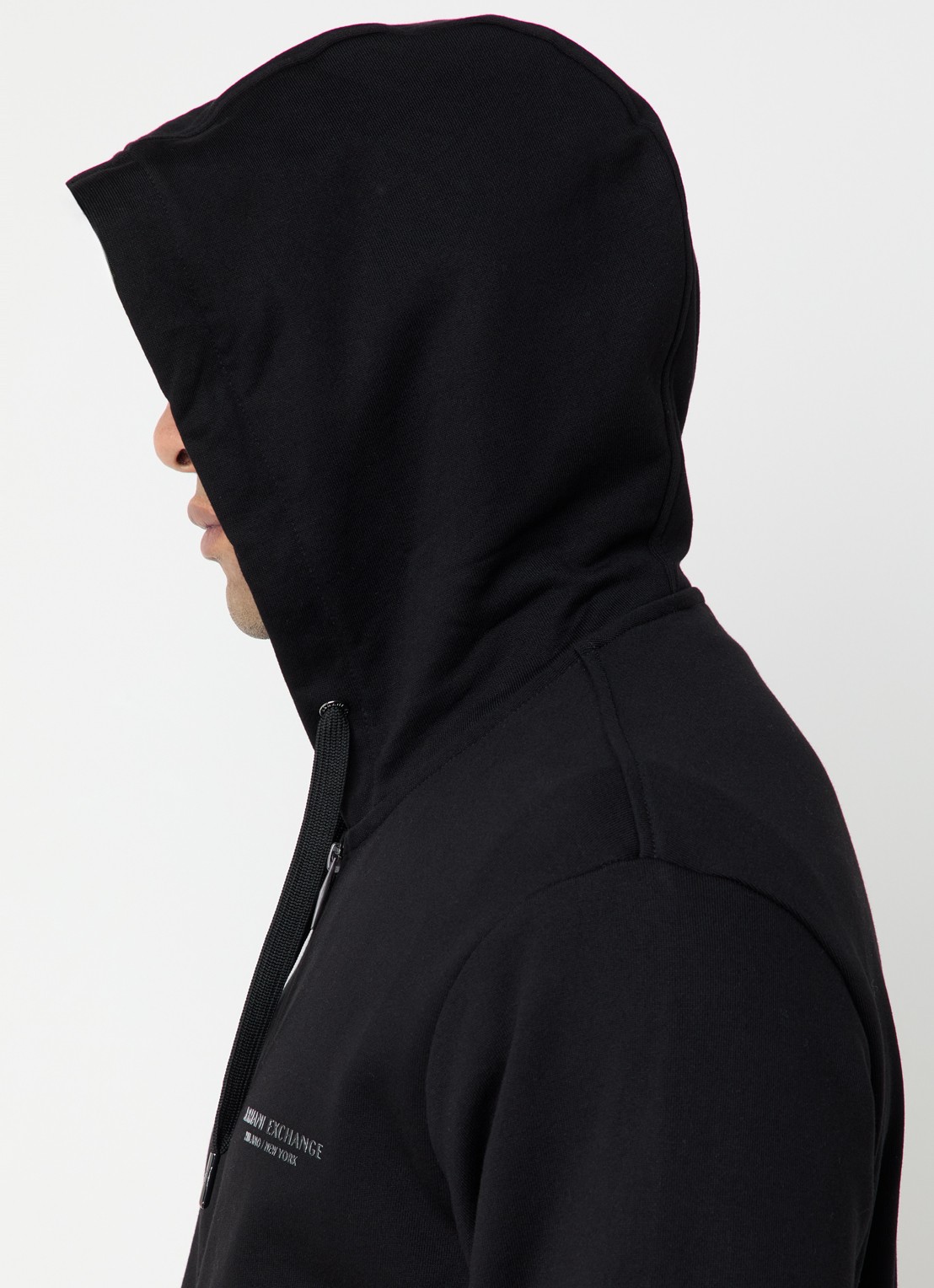 Armani Sweatvest met logo - detail 5 zwart