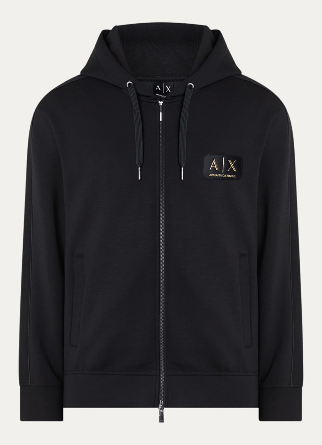Armani Sweatvest met logo - voorkant 4 zwart