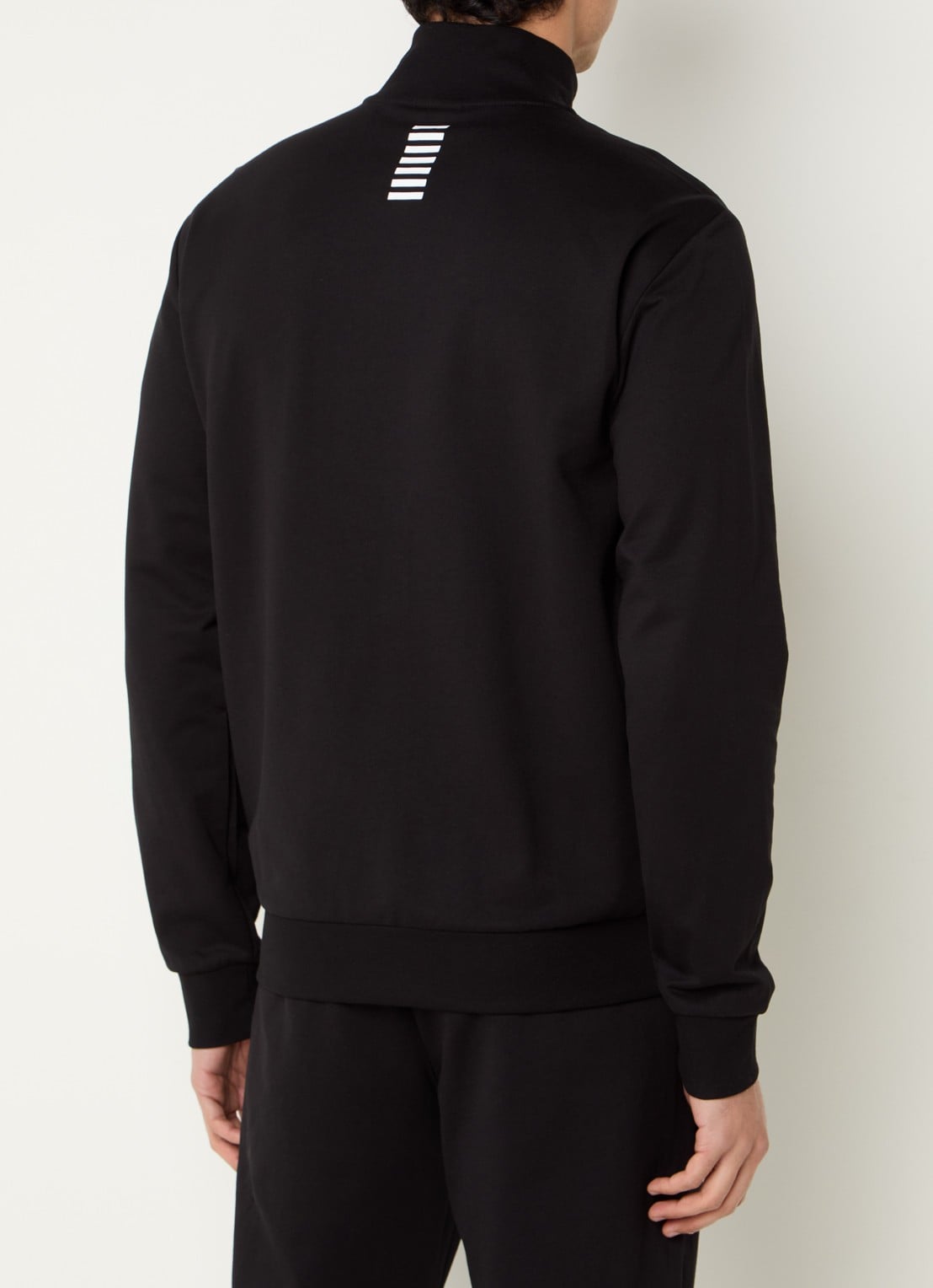 Armani Sweatvest met logo - achterkant zwart