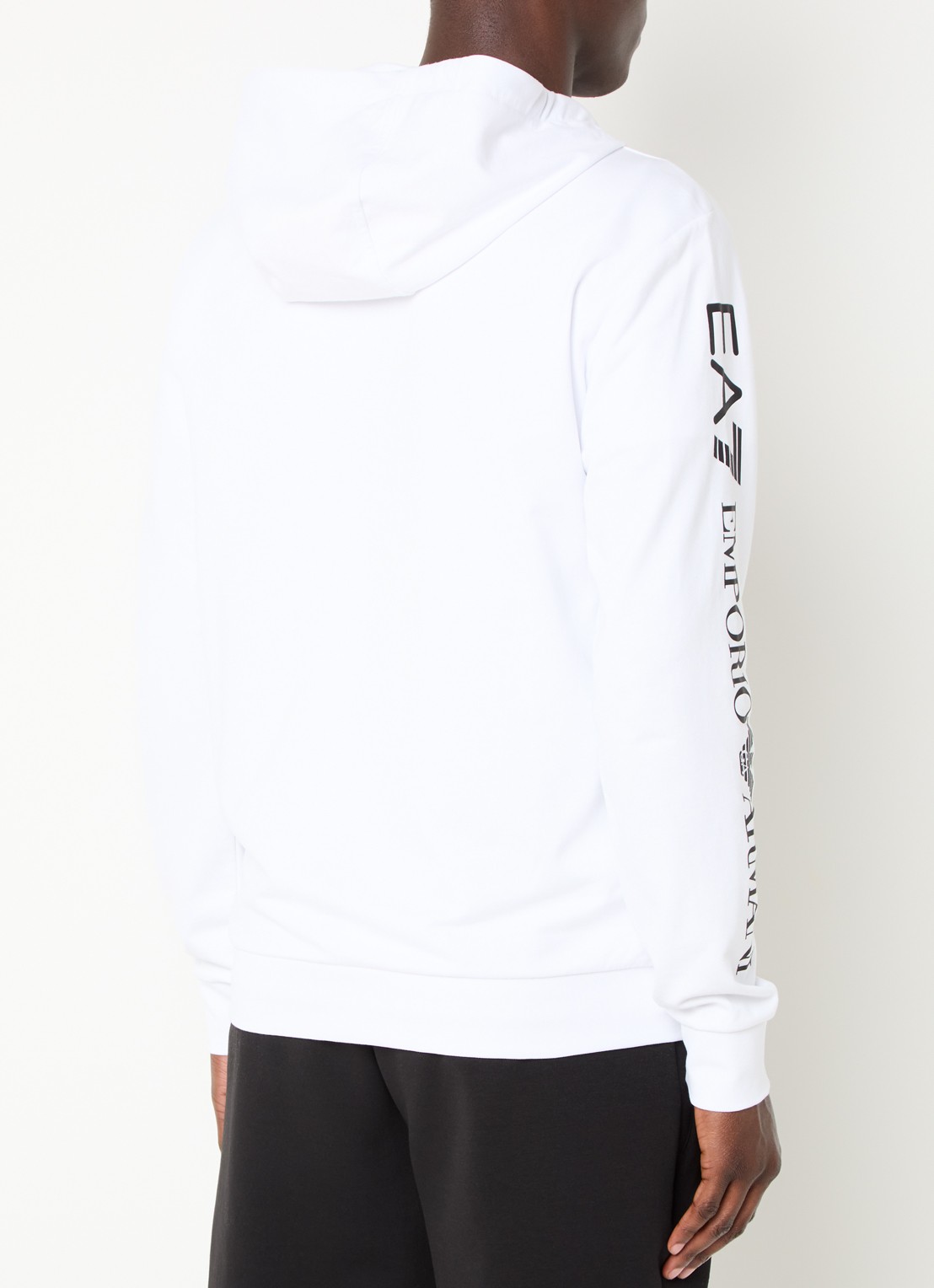 Armani Sweatvest met logo - achterkant wit
