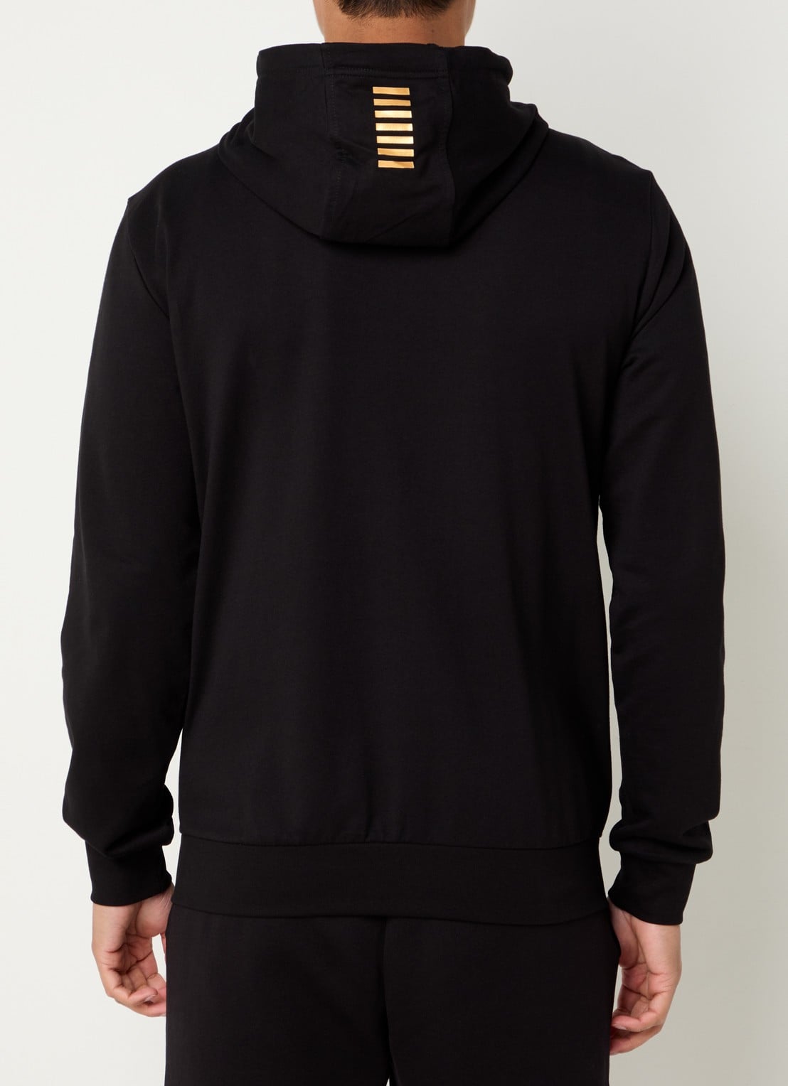 Armani Sweatvest met logo - achterkant zwart