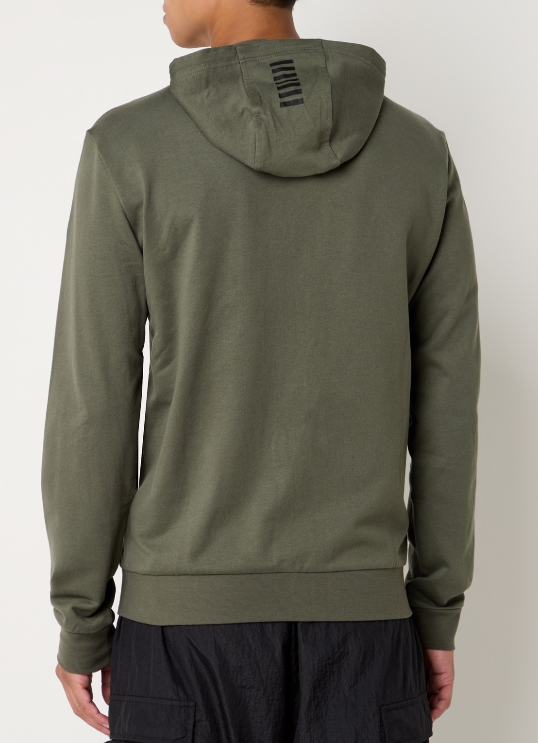 Armani Sweatvest met logo - achterkant 3 legergroen