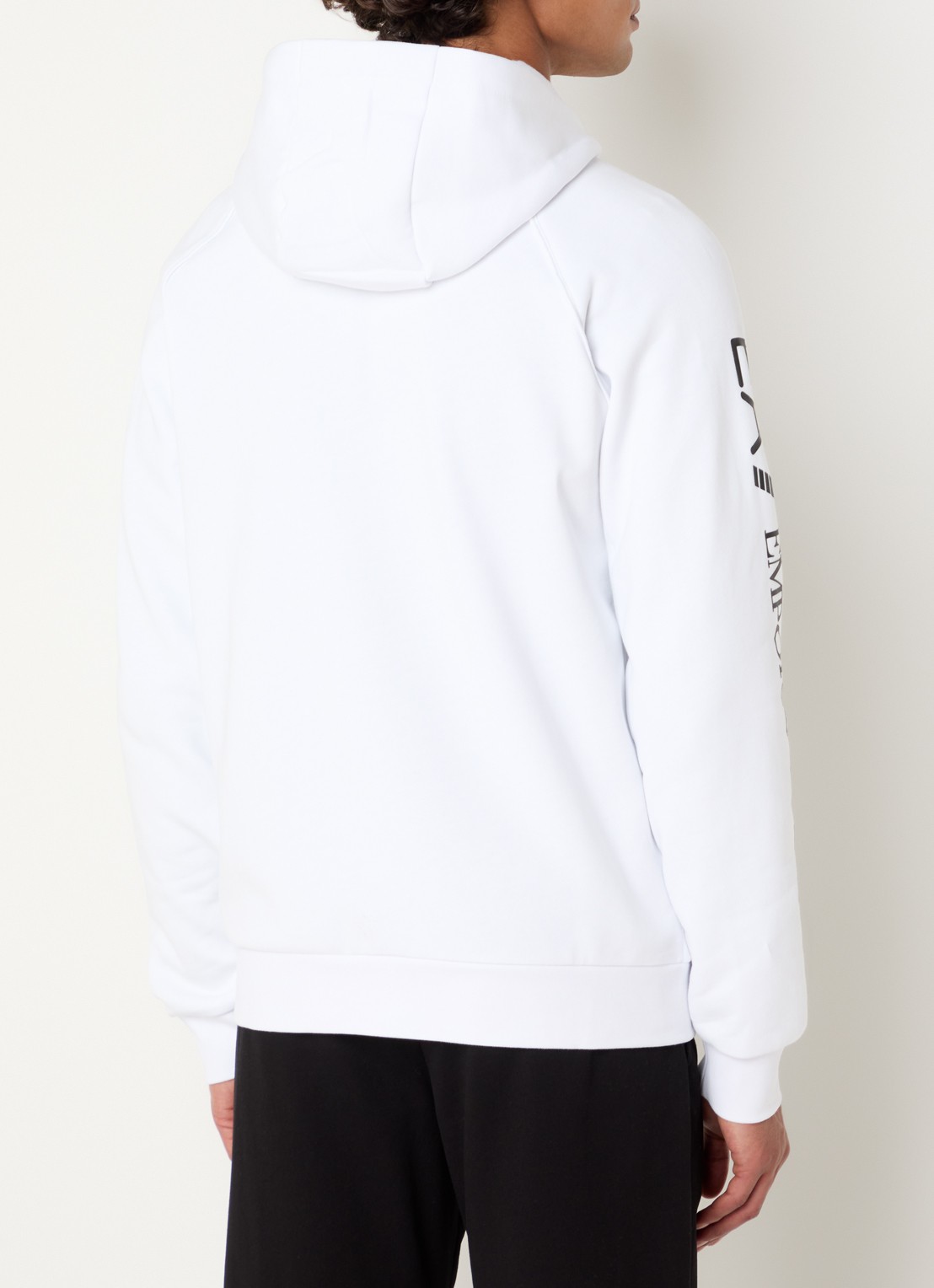 Armani Sweatvest met logo - achterkant 3 wit