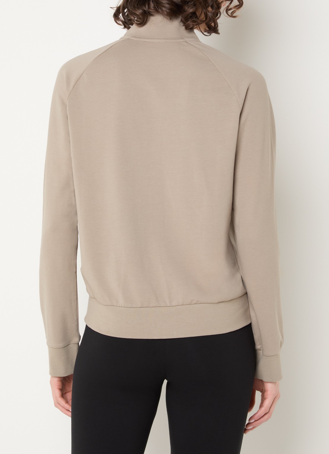 Armani Sweatvest met logo - achterkant 4 zand