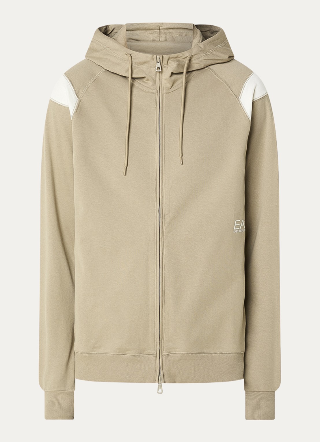 Armani Sweatvest met logoprint - voorkant 4 beige