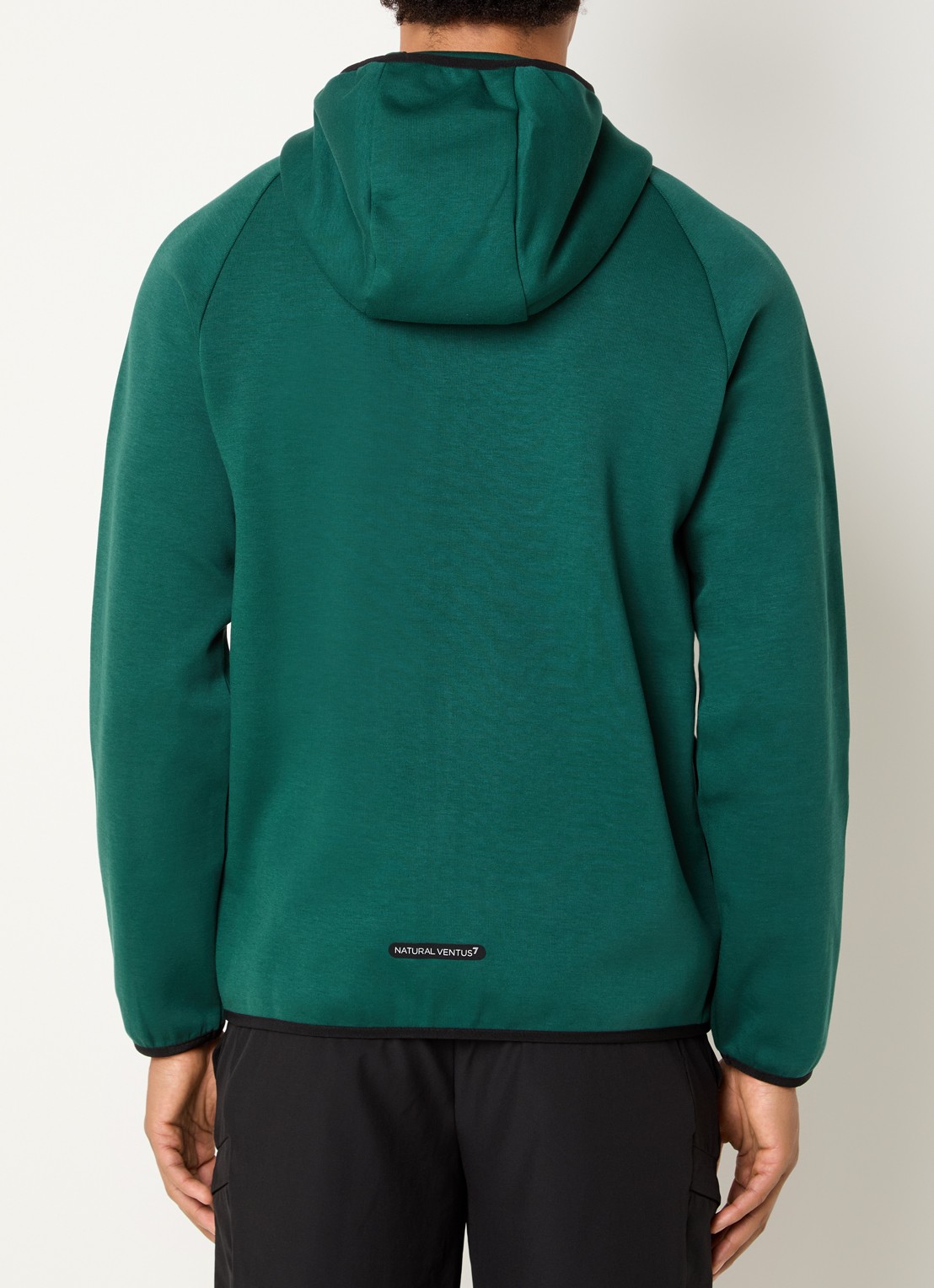 Armani Sweatvest met steekzakken - achterkant 5 donkergroen