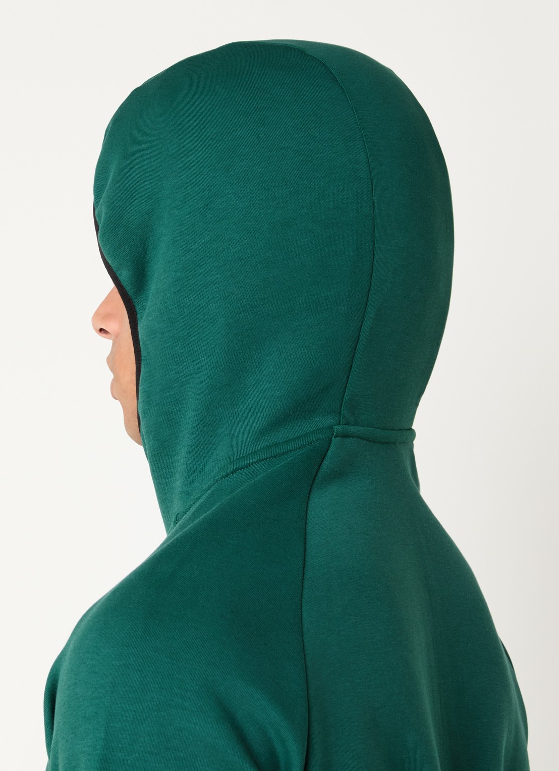 Armani Sweatvest met steekzakken - detail 2 donkergroen