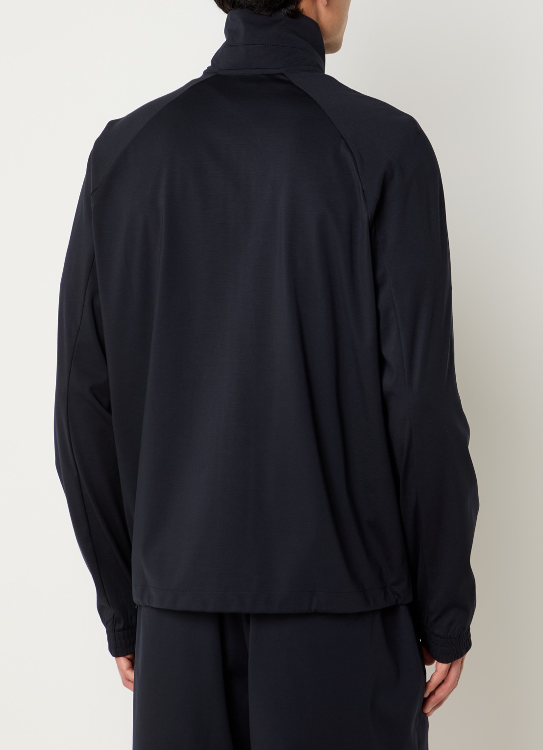 Armani Sweatvest met trekkoord en steekzakken - achterkant 3 donkerblauw