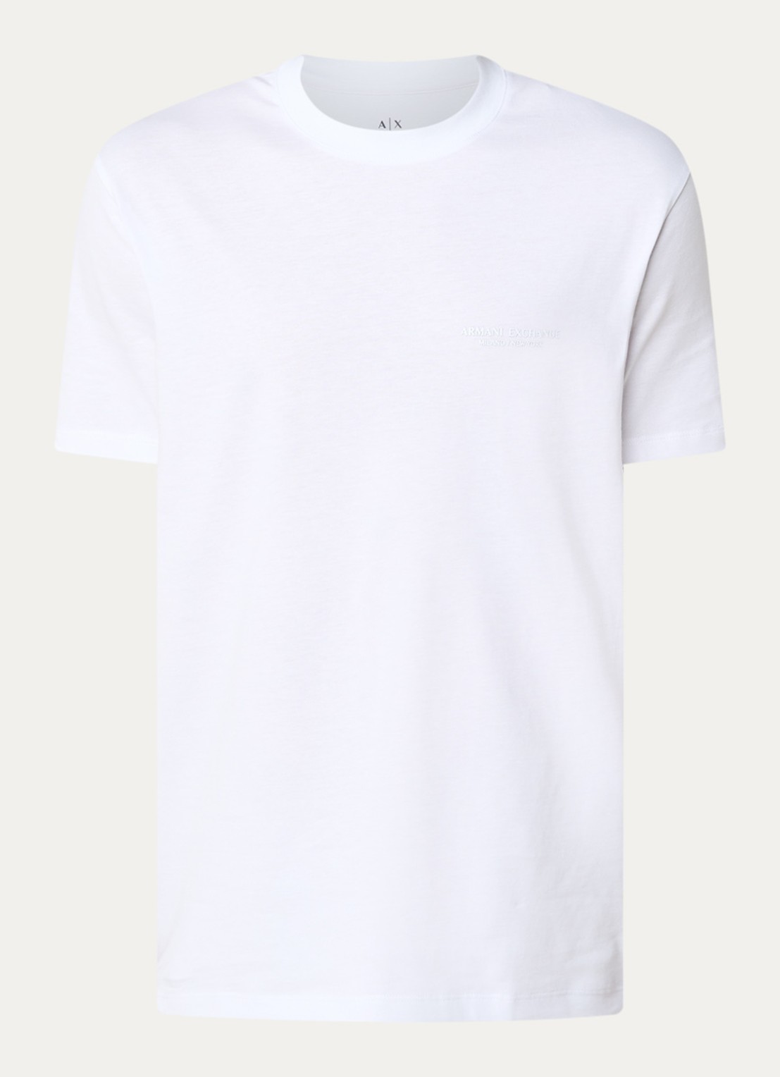 Armani T-shirt met logo - voorkant wit