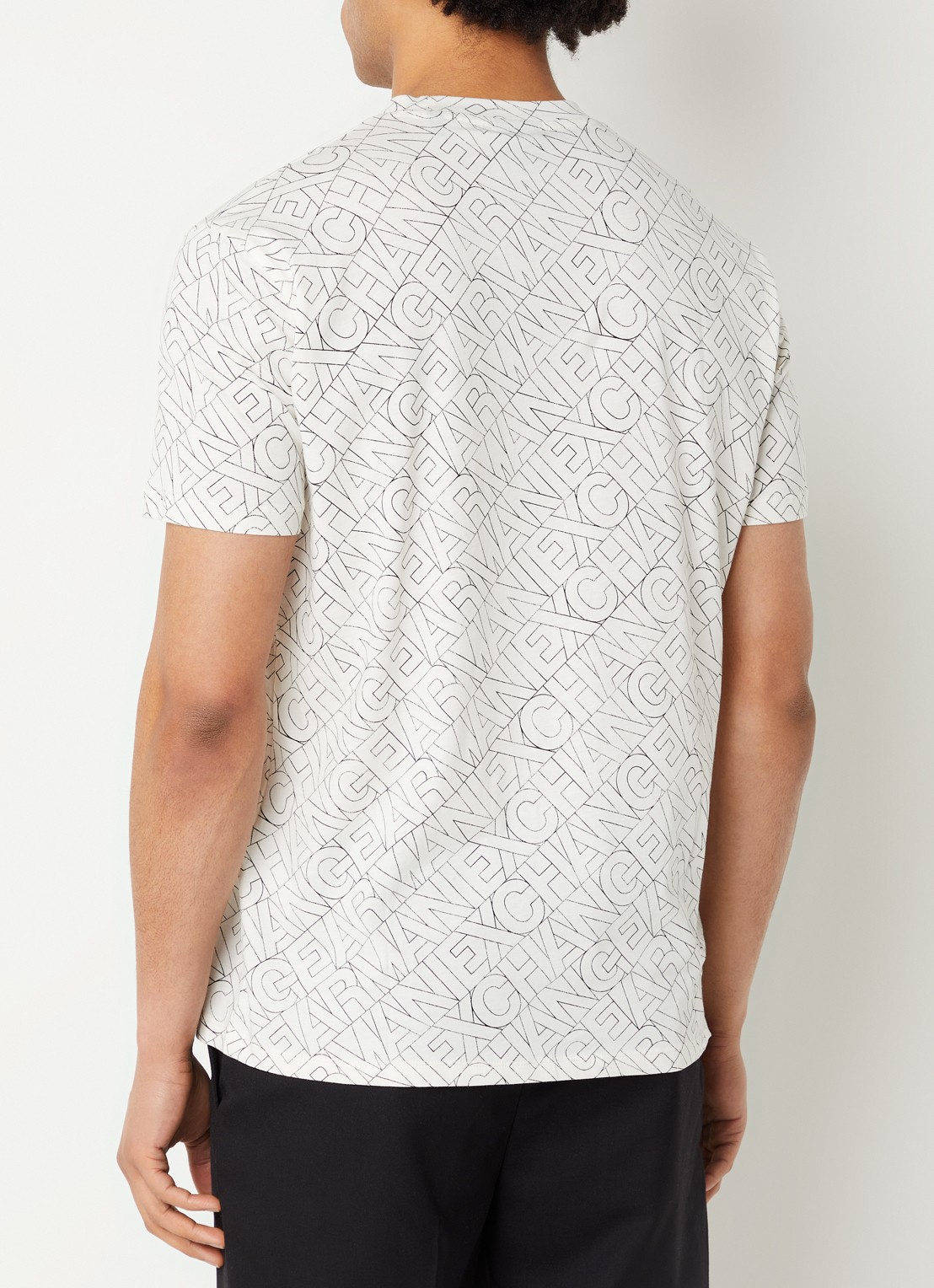 Armani T-shirt met logo - achterkant 3 wit
