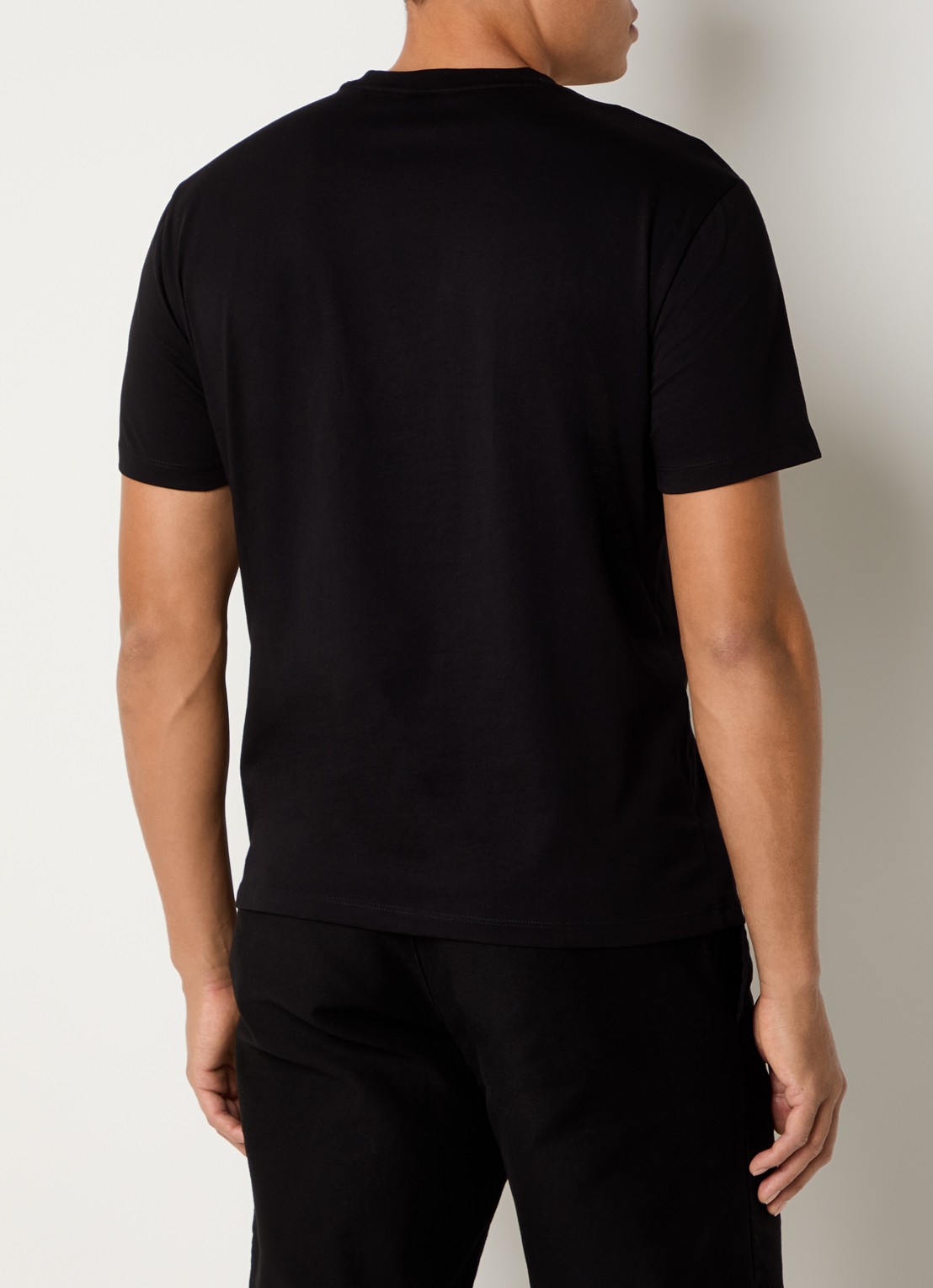 Armani T-shirt met logo - achterkant 2 zwart