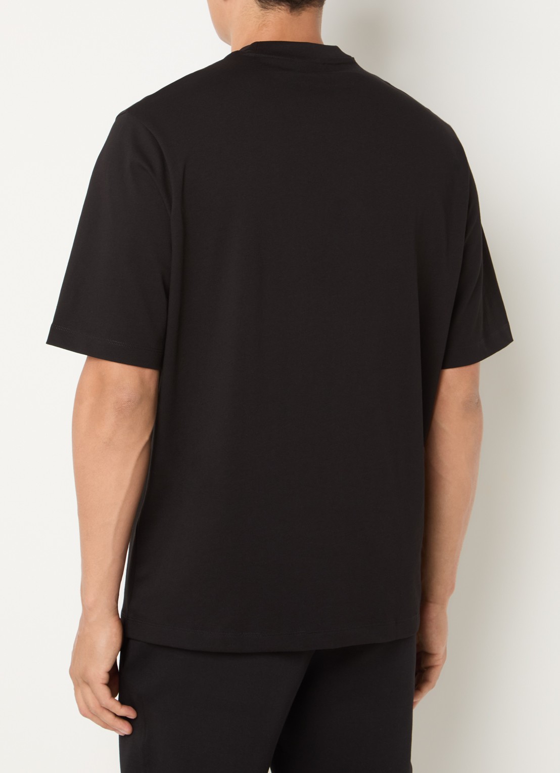 Armani T-shirt met logo - achterkant 4 black-uc001