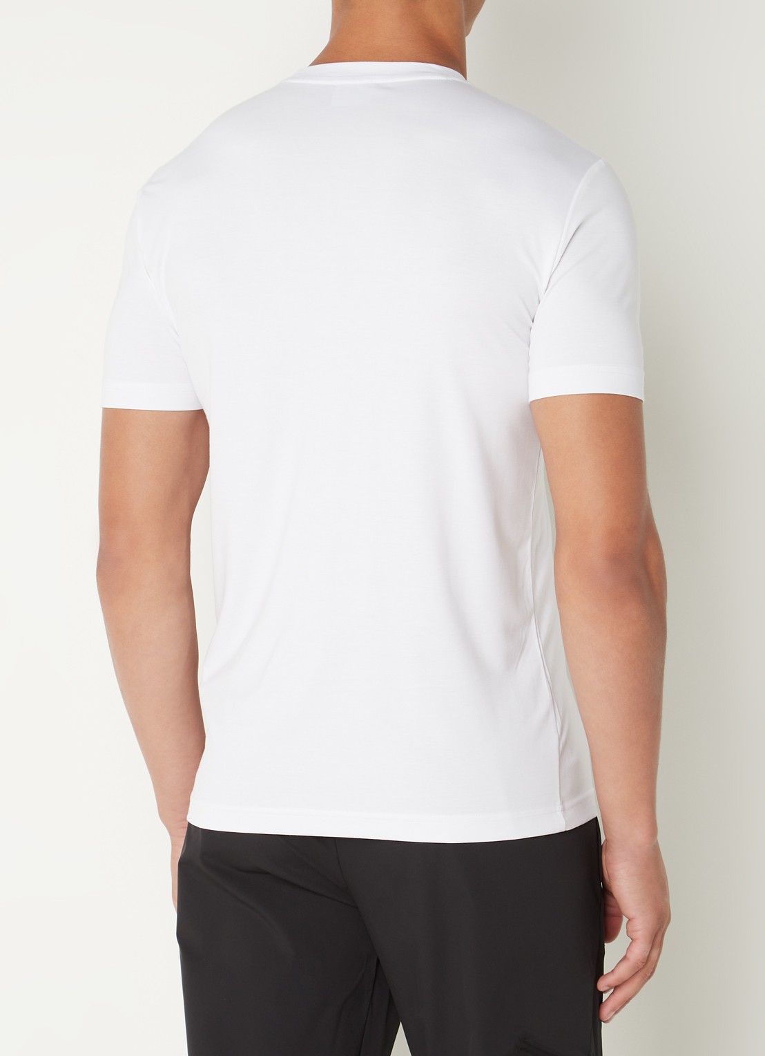 Armani T-shirt met logo  - achterkant 4 wit