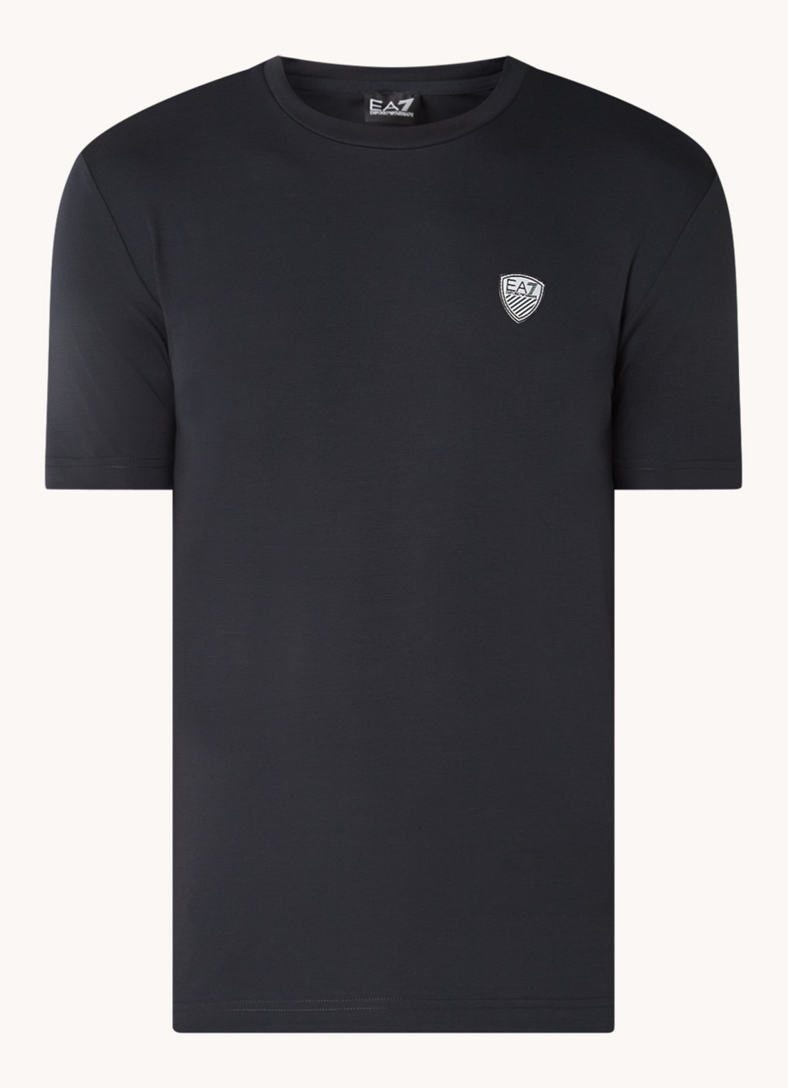 Armani T-shirt met logo  - voorkant 2 donkerblauw