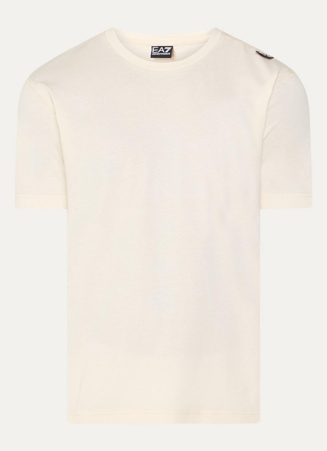 Armani T-shirt met logo - voorkant 3 beige