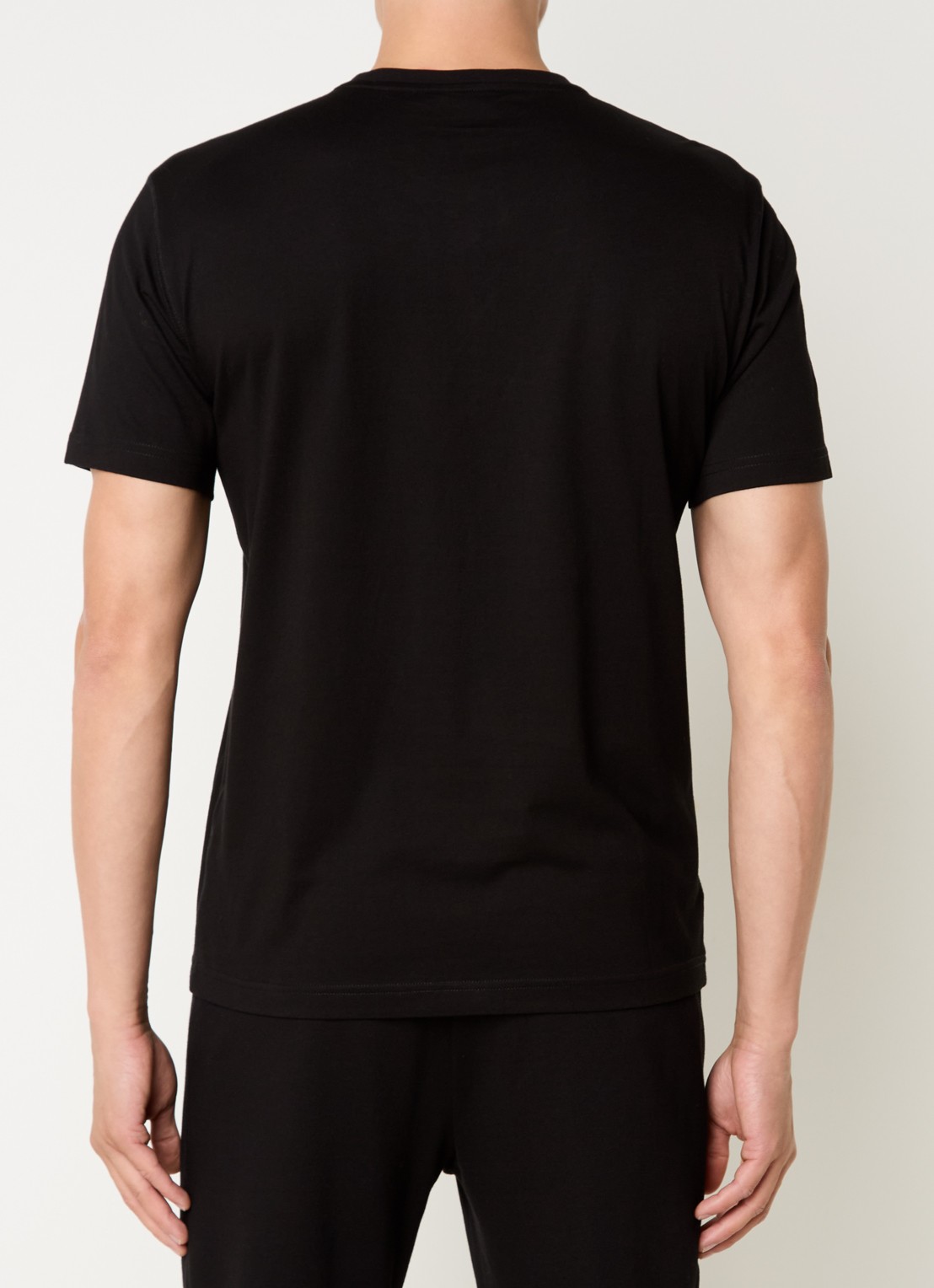 Armani T-shirt met logo - achterkant 4 zwart
