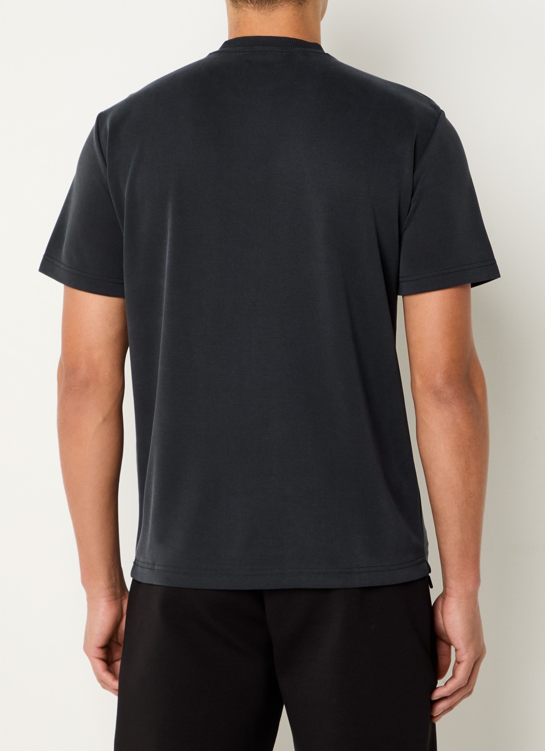 Armani T-shirt  met logo - achterkant 4 zwart