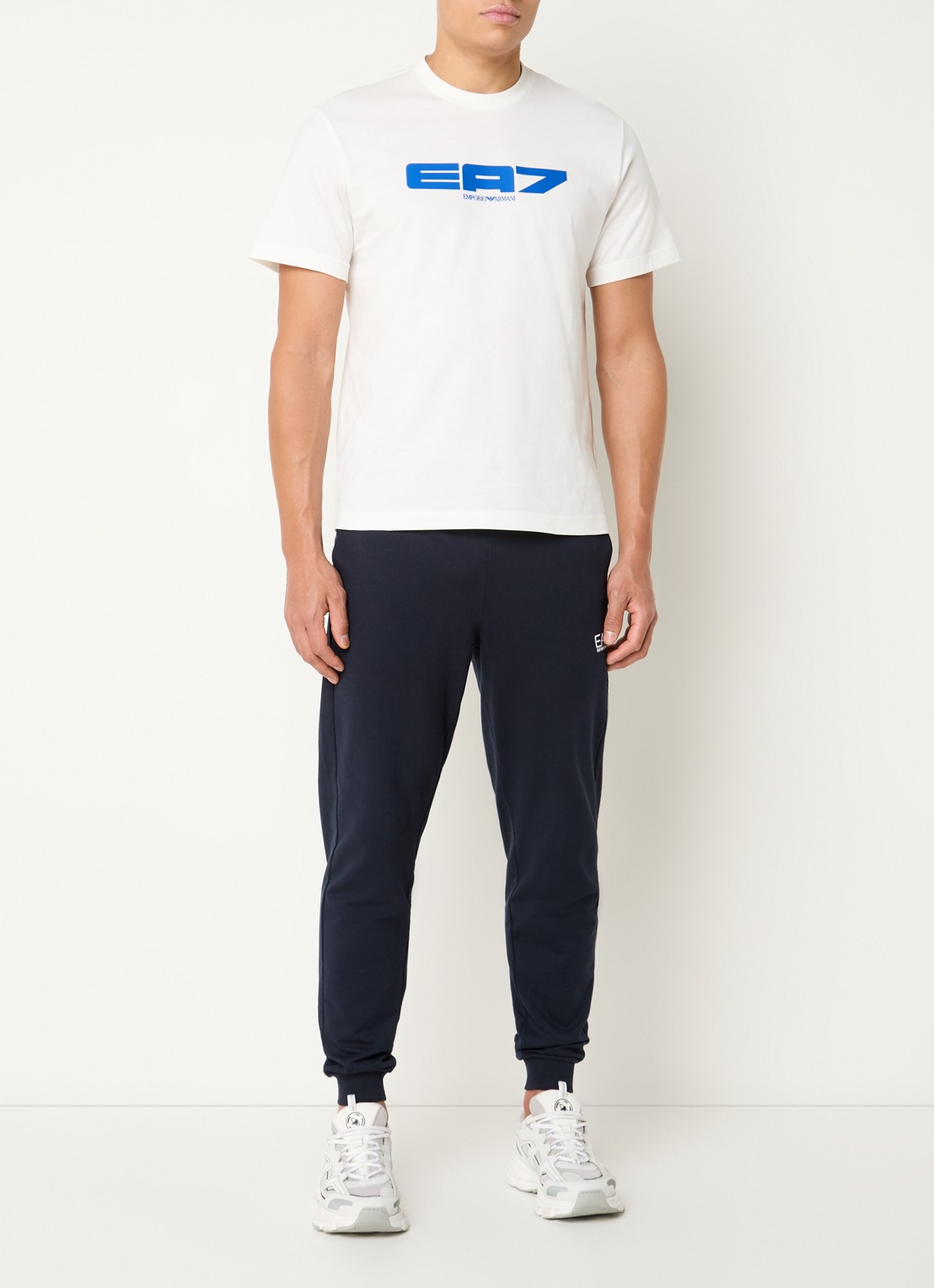 Armani T-shirt met logo - voorkant 2 wit